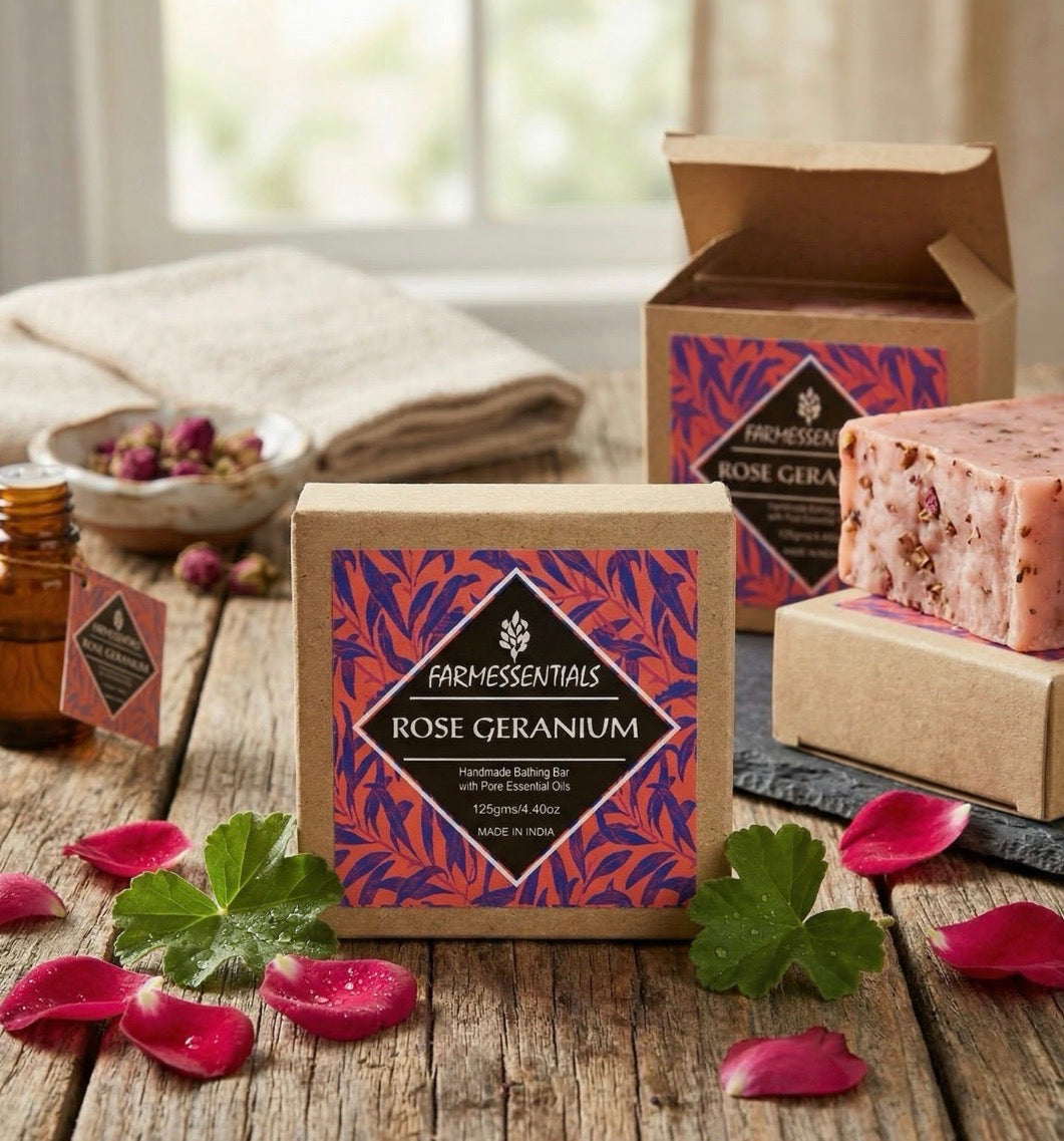 Rose Geranium Bathing Bar
