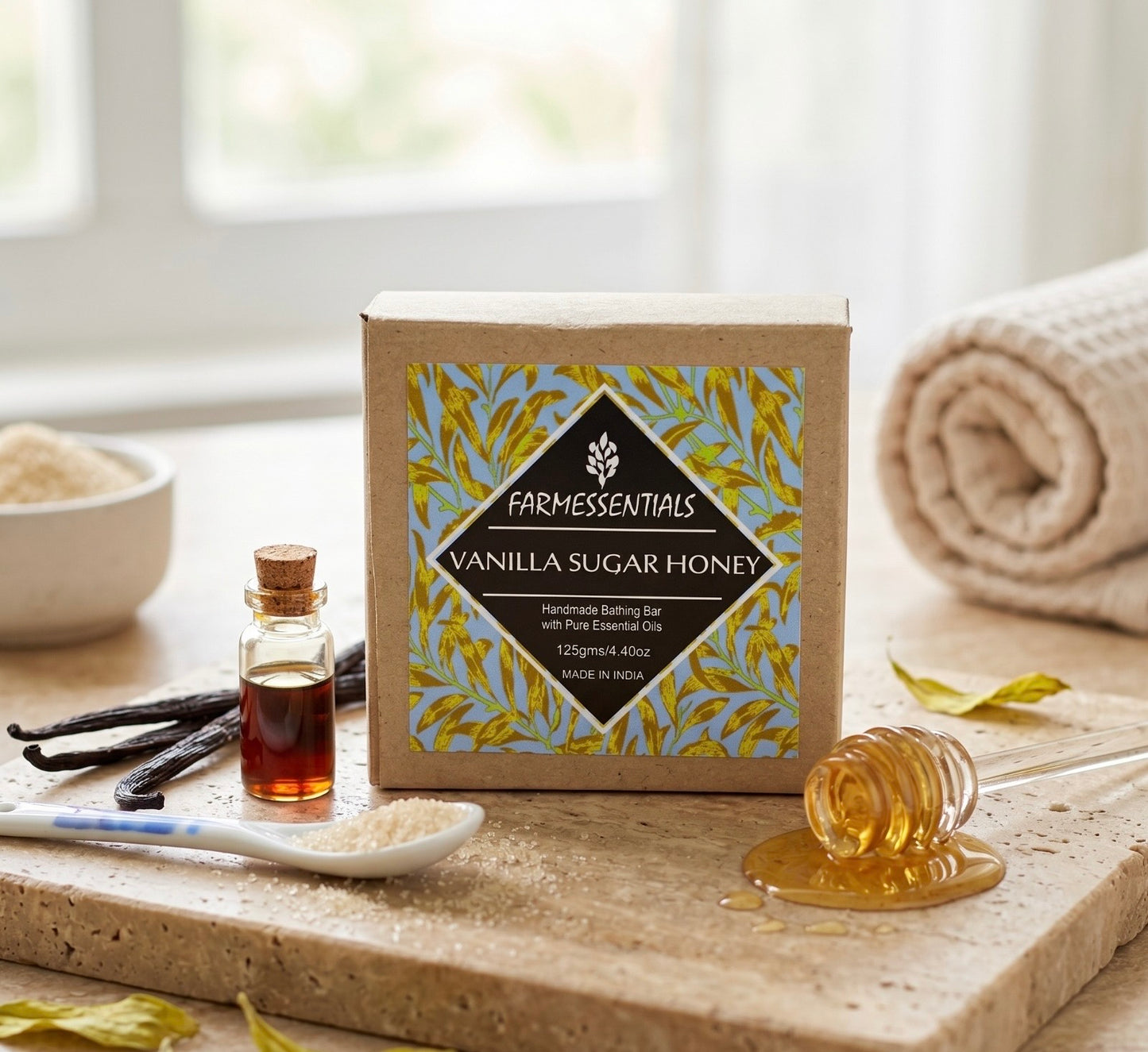 Vanilla Sugar Honey Bathing Bar