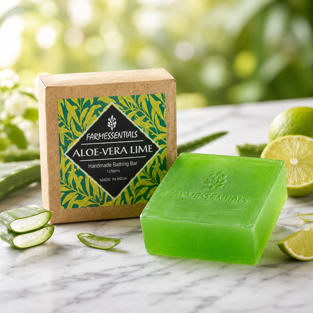 Aloe Vera Lime Bathing Bar