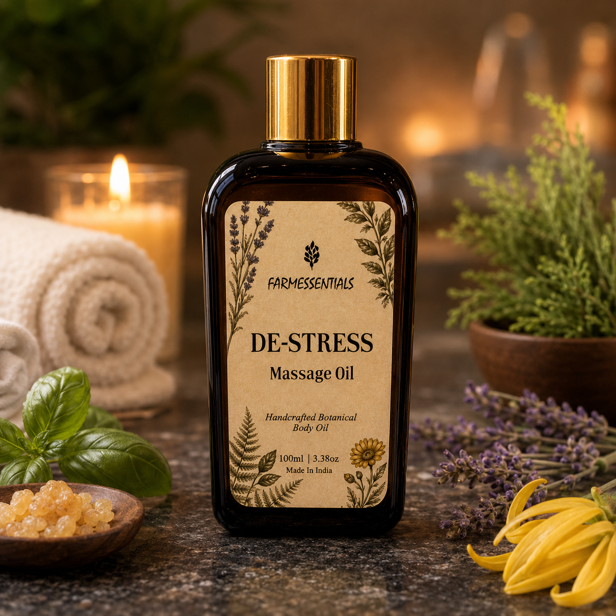 De-Stress Massage Oil