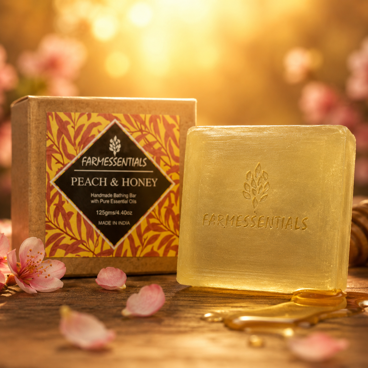 Peach & Honey Bathing Bar