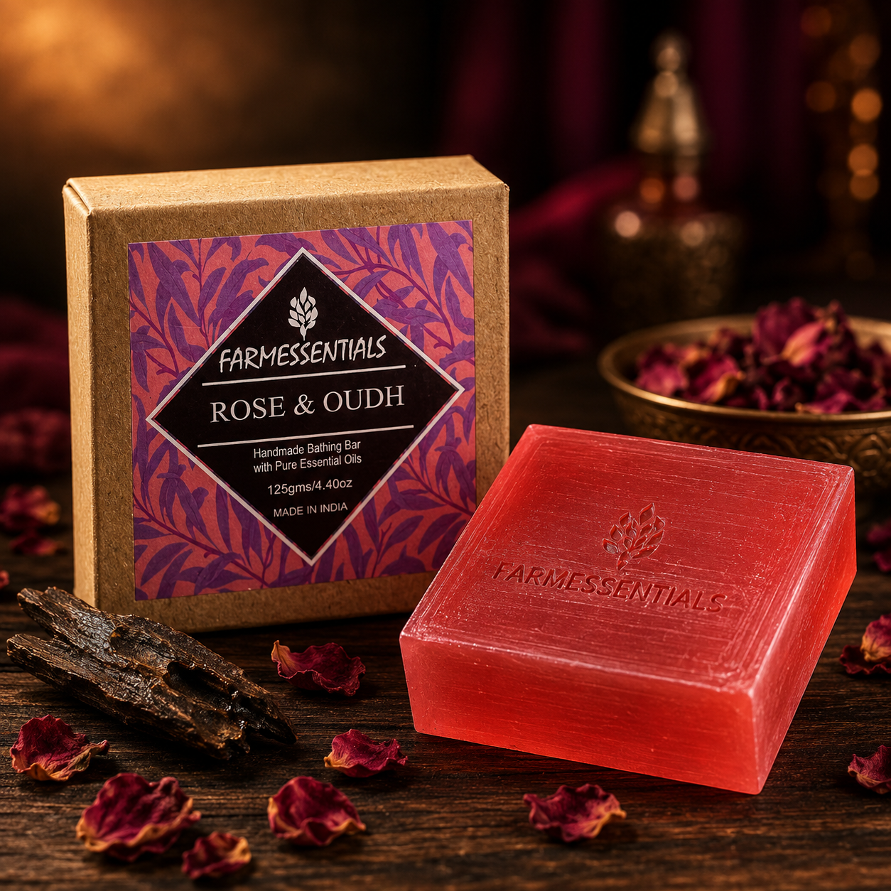 Rose & Oudh Bathing Bar