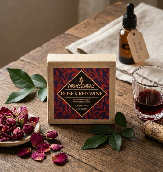 Rose & Red Wine Bathing Bar