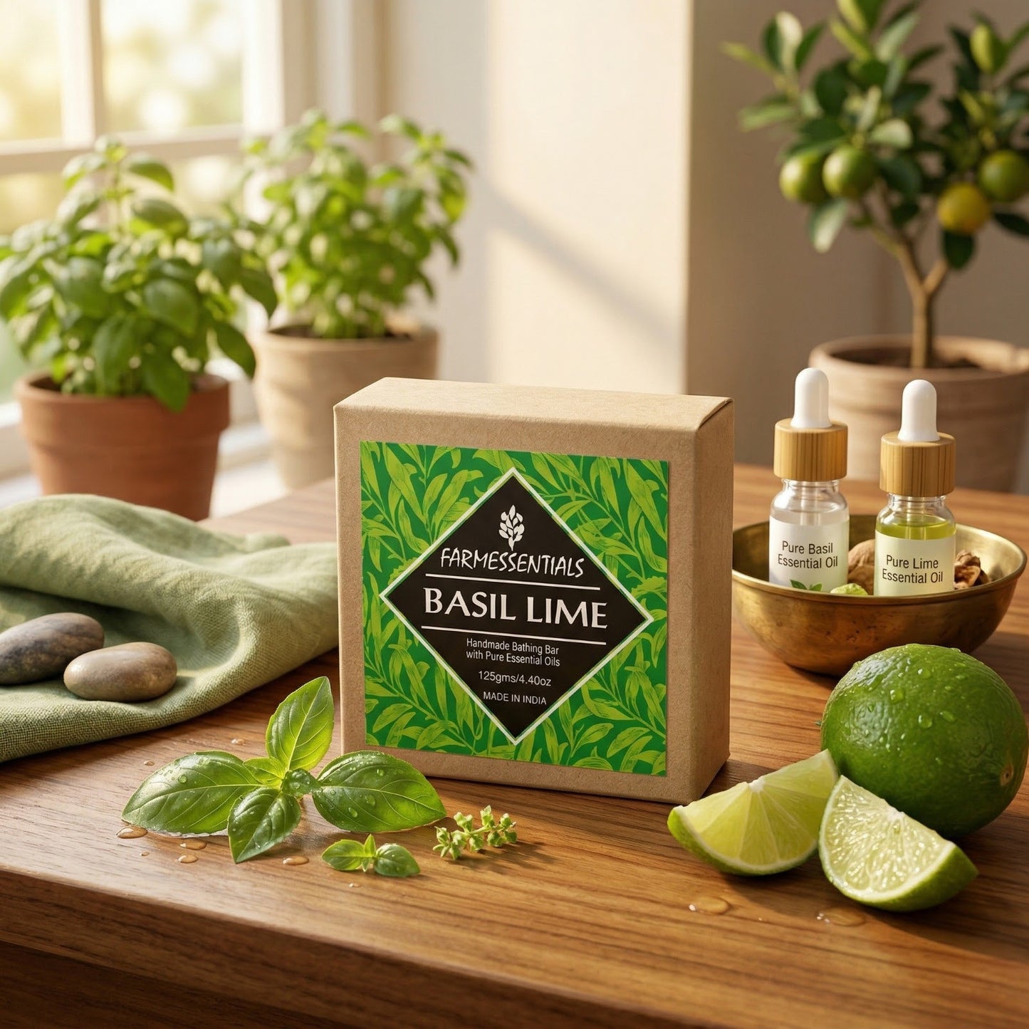Basil Lime Bathing Bar