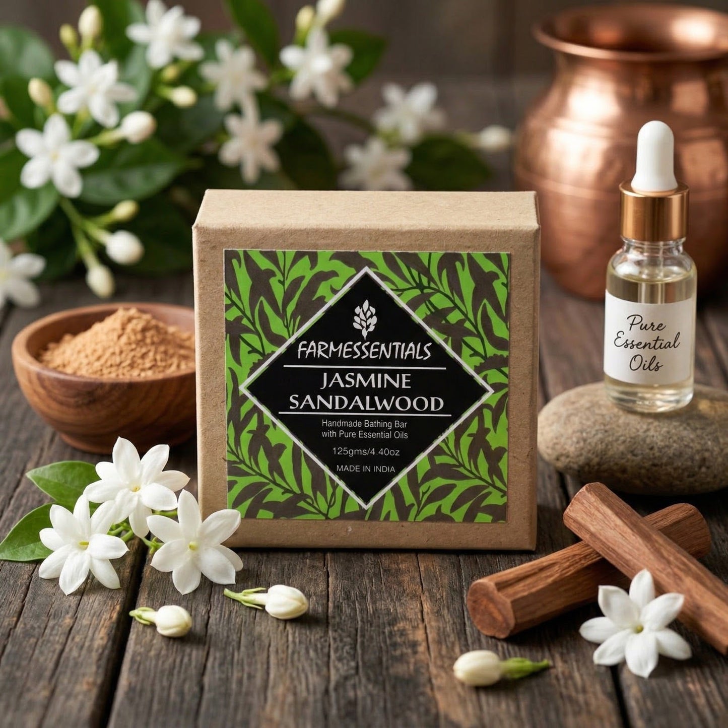 Jasmine Sandalwood Bathing Bar