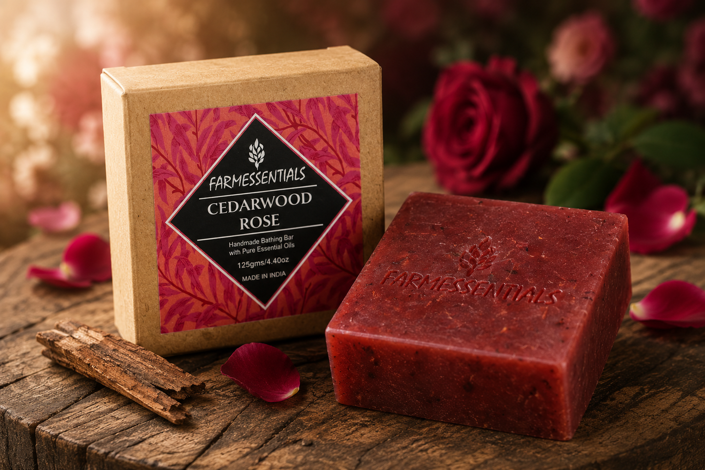 Cedarwood Rose Bathing Bar