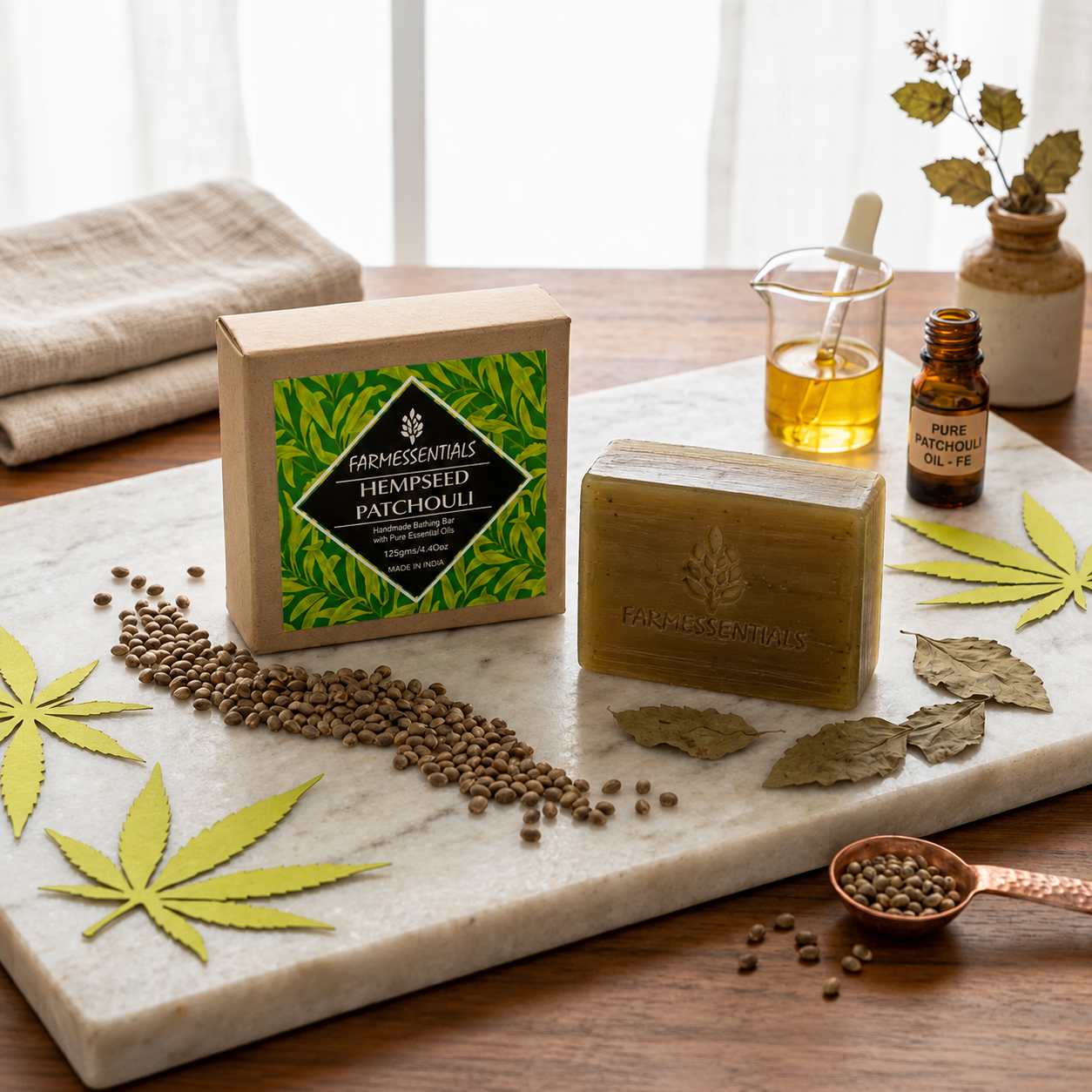 Hempseed Patchouli Bathing Bar