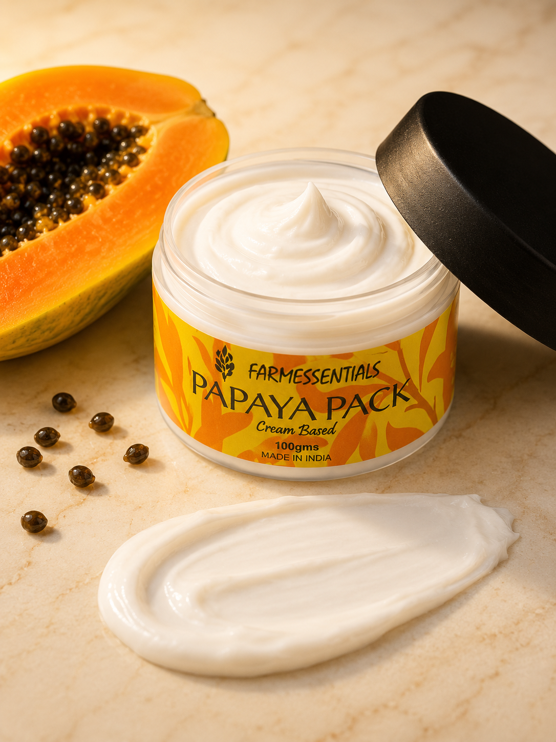 Papaya Face Pack (Cream Based)